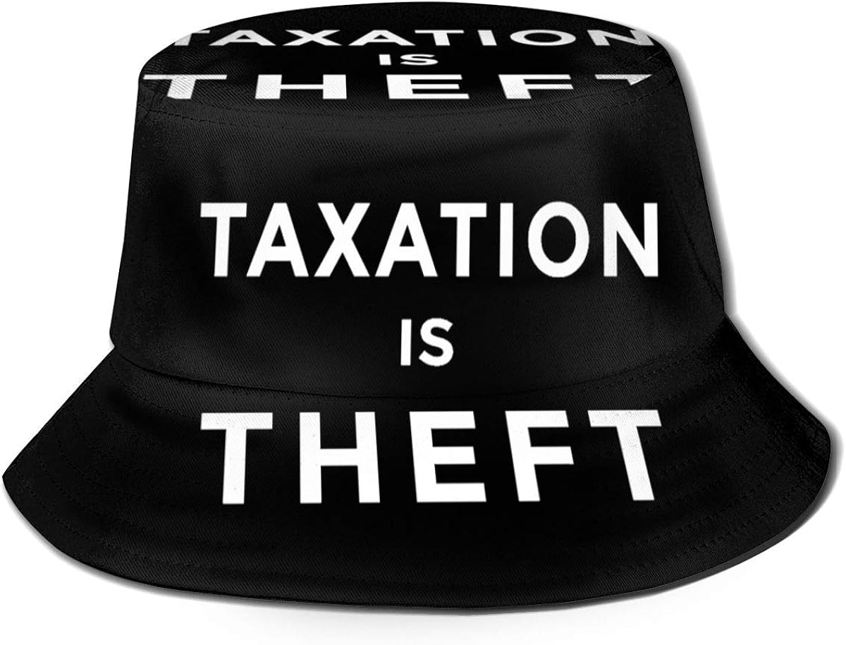 Taxation is Theft Shepherd Fisherman Hats Summer Reversible Packable