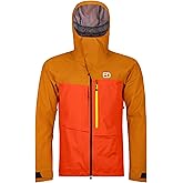 Ortovox Men’s 3L Ravine Shell Jacket | Lightweight Freeride Shell with Ventilation Zips & Storm Hood for Ski Touring