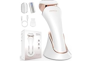 PRITECH Electric Razor for Women - Rechargeable Shaver for Women Portable Lady Shaver for Legs, Arm, Underarms, Bikini, USB Rechargeable, Wet & Dry Waterproof Bikini Trimmer for Woman, Gold
