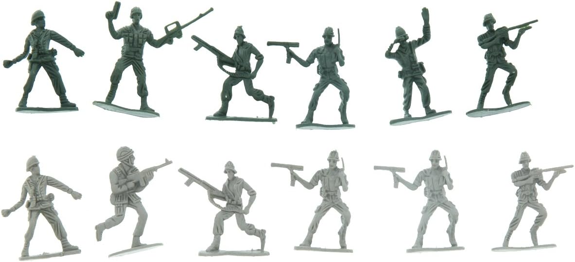 Army Men Figurines - Soldier Figurine Bag1.75" - 144 PCS