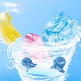 MANTIANXINGSHENL 2pcs Laundry Balls Hair Collector Washing Machine Pet Hair view 3