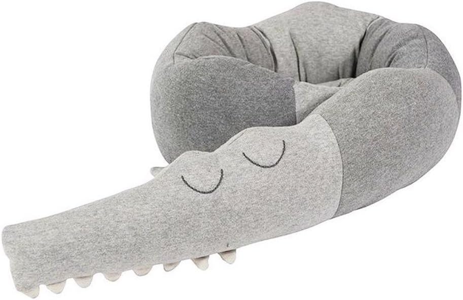 CHENGTENG Baby Bed Crib Cot Bumper Pads Bedding Set Alligator Bed Crib Bumper Pillow