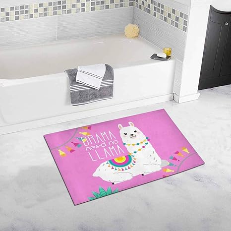 llama rug nursery