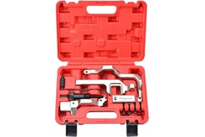 Prokomon Engine Camshaft Alignment Timing Tool Kit for BMW Mini Copper N12 N14 1.4 1.6 Citroen Peugeot N16 Engines (red)