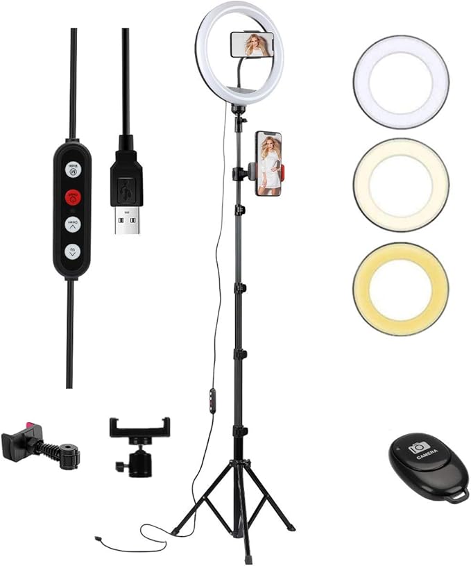 Selfie Ring Light Tripod Amazon.co.uk Camera & Photo