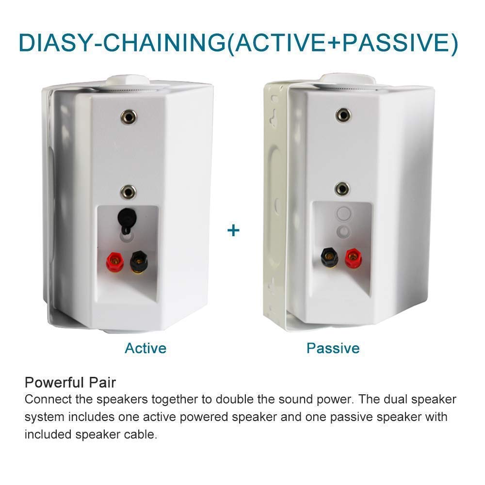 Restaurant Terrasse Herdio 5,25 Zoll 200 Watt Außenlautsprecher Outdoor