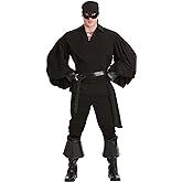 Official The Princess Bride Adult Westley Costume Mens, The Dread Pirate Roberts Black Halloween Outfit