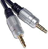 0.5m (50cm) High Quality 3.5mm Cable for ALL APPLE iPods, Ipads, iPhone 5s, 5c, 5, 4S, 4, 3GS, 3G, Shuffle, Macbook, Macbook Air, PC, Laptop, Samsung, Nokia Smart Phone and mp3 players 24k Gold Plated Connectors OFC Car + Home Stereo Auxiliary AUX-IN Input Lead EXCLUSIVE DIGITALIS CABLE Connect your Phone, tablet to Car Stereo, PC or Laptop to listen to music (0.5m)