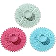 3 PCS Sunflower Silicone Cup Covers Cup Covers Multicolored Mugs Lids Anti-Dust Tumbler Covering Airtight Cap Universal Glass Tool Lid Flexible Mug Covers for Tea Pots Coffee