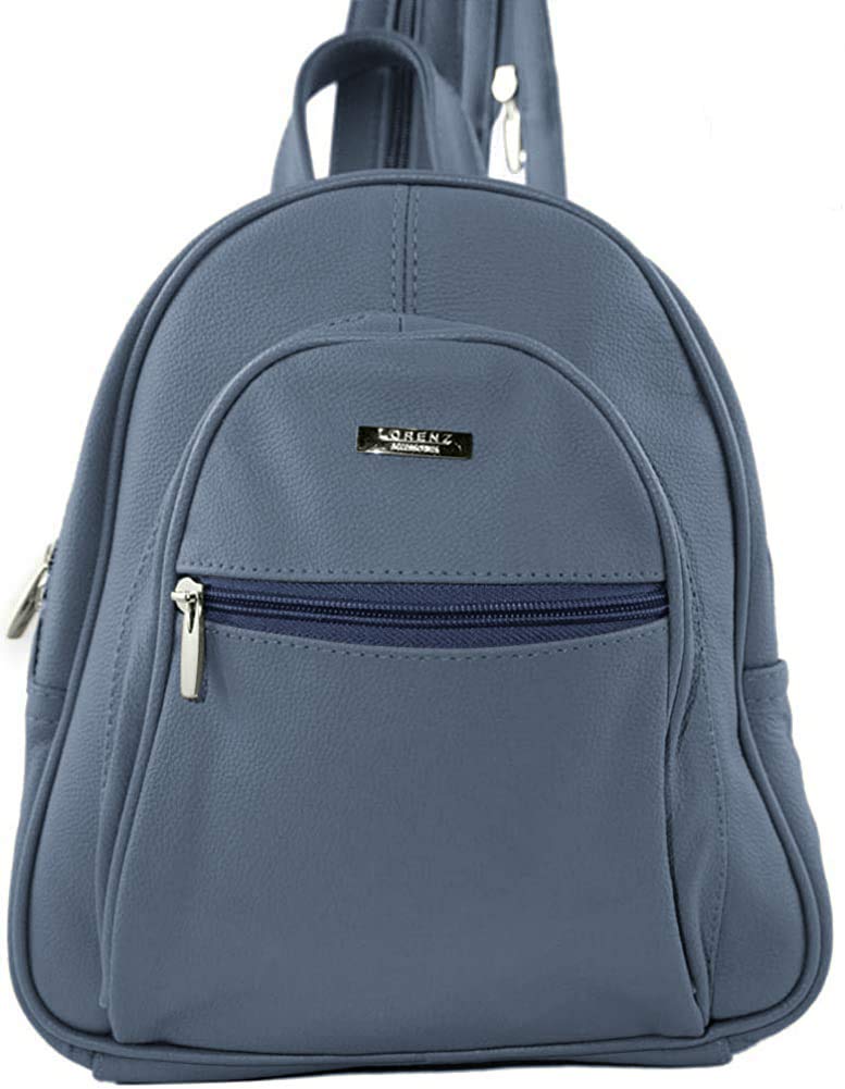 GENUINE LEATHER BACKPACK (3748) Blue