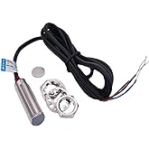 NJK-5002C 10mm Hall Effect Switch Proximity Effect Sensor Inductive Switch NPN NO Normally Open with Magnet DC5-30V