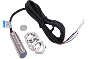 JIUDANI NJK-5002C 10mm Hall Effect Switch Proximity Effect Sensor Inductive Switch NPN NO Normally Open with Magnet DC5-30V