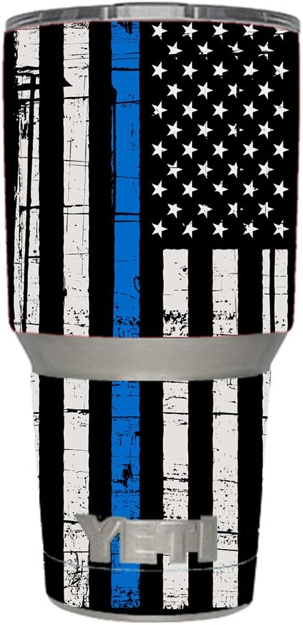 blue line yeti 30 oz tumbler