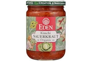 O-CONN Eden Foods Sauerkraut - Kimchi, Organic 18 oz (Pack of 3)