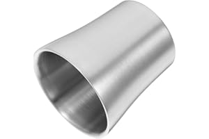 Milisten Stainless Steel Bathroom Tumbler Cup 180ml Waist-Shaped Travel Drinking Glass for Toothbrush Holder