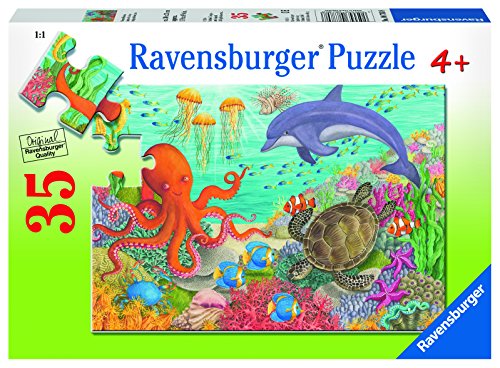 Ravensburger Ocean Friends 35 Piece Jigsaw Puzzle for Kids â€“ Every Piece is Unique, Pieces Fit Together Perfectly
