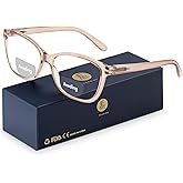EASY READ Bifocal Reading Glasses for Women,Blue Light Blocking Computer Readers,Anti UV Women Eyeglasses with Spring Hinge