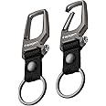 Spigen Life Carabiner Key Ring Clip, Car Keychain Clip, Bottle Opener Key Chain Ring for Men and Women