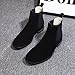 OUOUVALLEY Classic Slip-on Original Suede Chelsea Boots10 N(A) US, Black