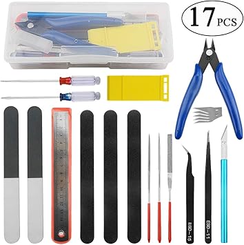plastic model building tools