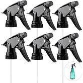 6Pcs 3 Modes Spray Bottle Nozzles Replacement Fit Standard 28/400 Neck | MADHOLLY DIY-Friendly Sprayer Tops, Mist/Stream/Off,
