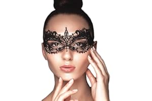 Exlinonline Lace Masquerade Mask Elastic,Fit for Adult,Soft Gentle Material,Specially For Costume,Thememed Party
