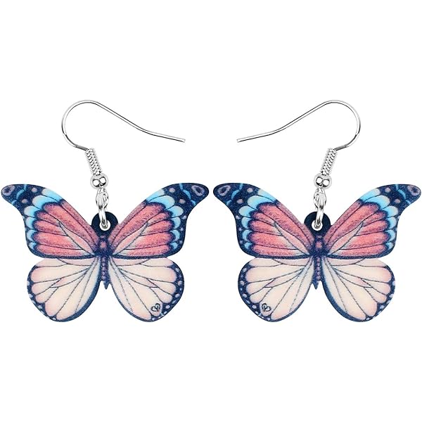 DUOWEI Orecchini Acrilico A Goccia – Pesci Tropicali, Sirena E Guppy, Ipoallergenici, Colorati, Regalo Per Donne E Bambine