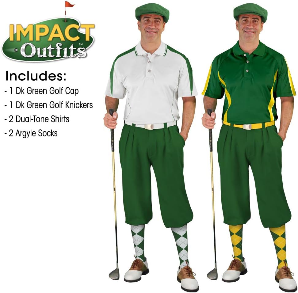 dark green golf shirts