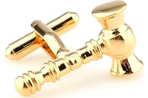 MRCUFF Scales of Justice Attorney Lawyer Judge Cufflinks with a Presentation Gift Box & Polishing Cloth