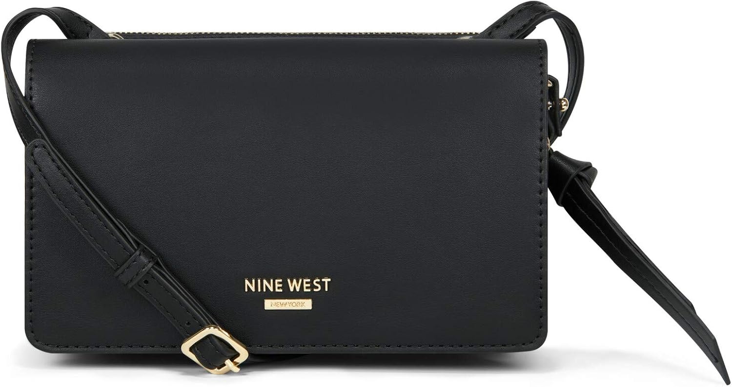 Nine West Women's Knotted Up Crossbody Flap Organizer Cross Body Bag