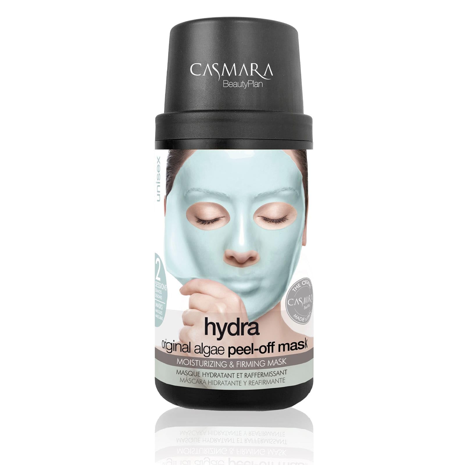 Casmara Skin Care Hydra Mask Kit Deeply Moisturizing and Soothing Facial Mask with Double Rehydrating Action - 2 Mask + 1 Ampoule - 4 Ml