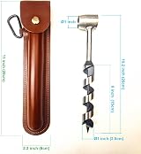 Rayeeley Hand Auger Wrench Wood Drill Scotch Eye Manual Bit Holster Camping view 9