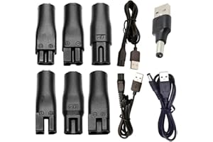 RGZHIHUIFZ Power Cord 5V Replacement Charger USB adapter is suitable for a variety of electric hairdressers, shavers, purifiers, table lamps and others 5521 adapter hq8505 A00390 charging line