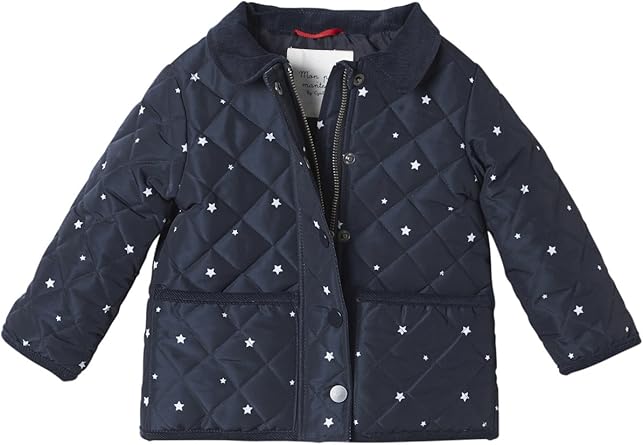 Cyrillus Veste Matelassee Bebe Marine Etoiles Ecru Marine Etoiles Ecru 36m Amazon Fr Bebes Puericulture