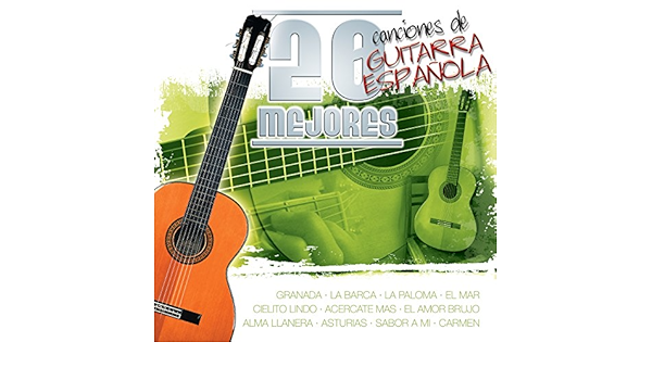 Amazon.com: 20 Mejores Canciones De Guitarra Española Vol.3 (The Best 20  Spanish Guitar Songs) : Various artists: Música Digital