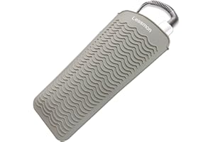 LESSMON Heat Resistant Silicone Mat Pouch, Mat Cover for Curling Irons, Hair Straightener, Flat Irons and Other Hot Hair Tools, Height 11.5 & Width 6 Inches, Gray