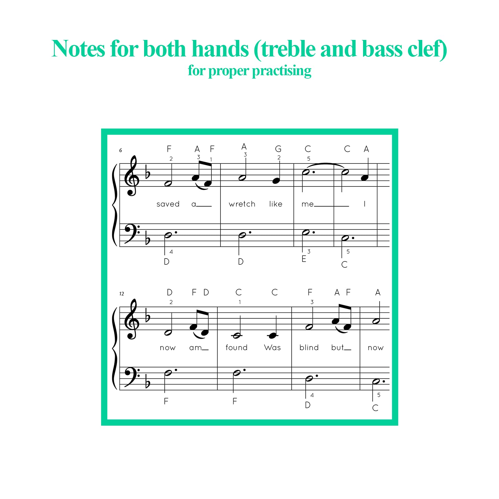 Christmas Carols for Piano. Beginner Christmas Sheet Music Book for Kids and Adults (+Free Audio) (#1 in Series)