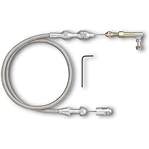 Lokar Hi-Tech Kickdown Cable For GM 700 Transmissions – Polished Aluminum, Extra Durable