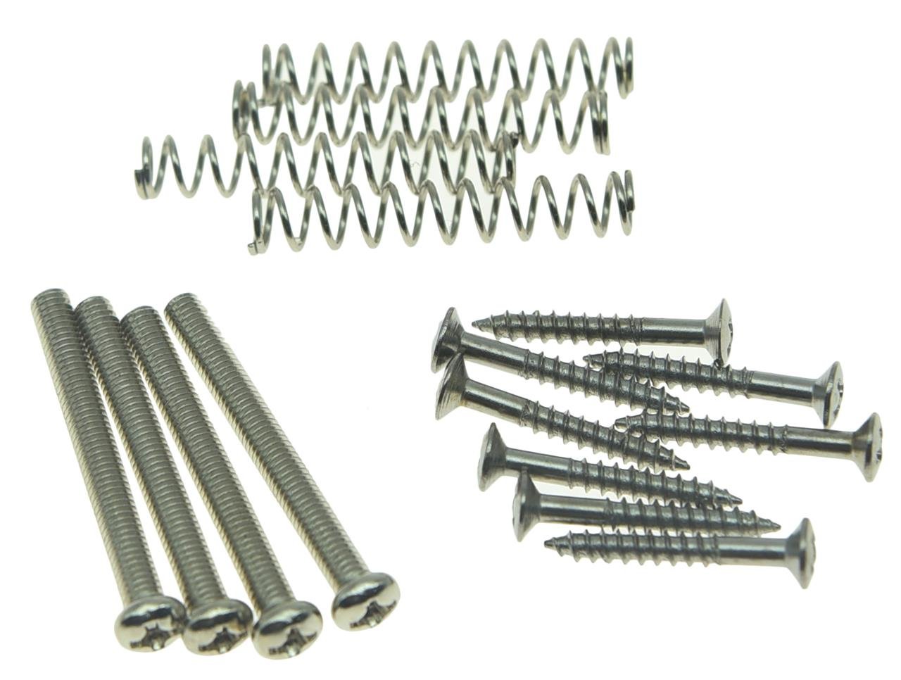Metric Thread Humbucker Pickup Height Screws Humbucker Pickup Ring Pickup Surround Frame Mounting Screws Springs for Epiphone SG Import Pickups Nickel — image 1