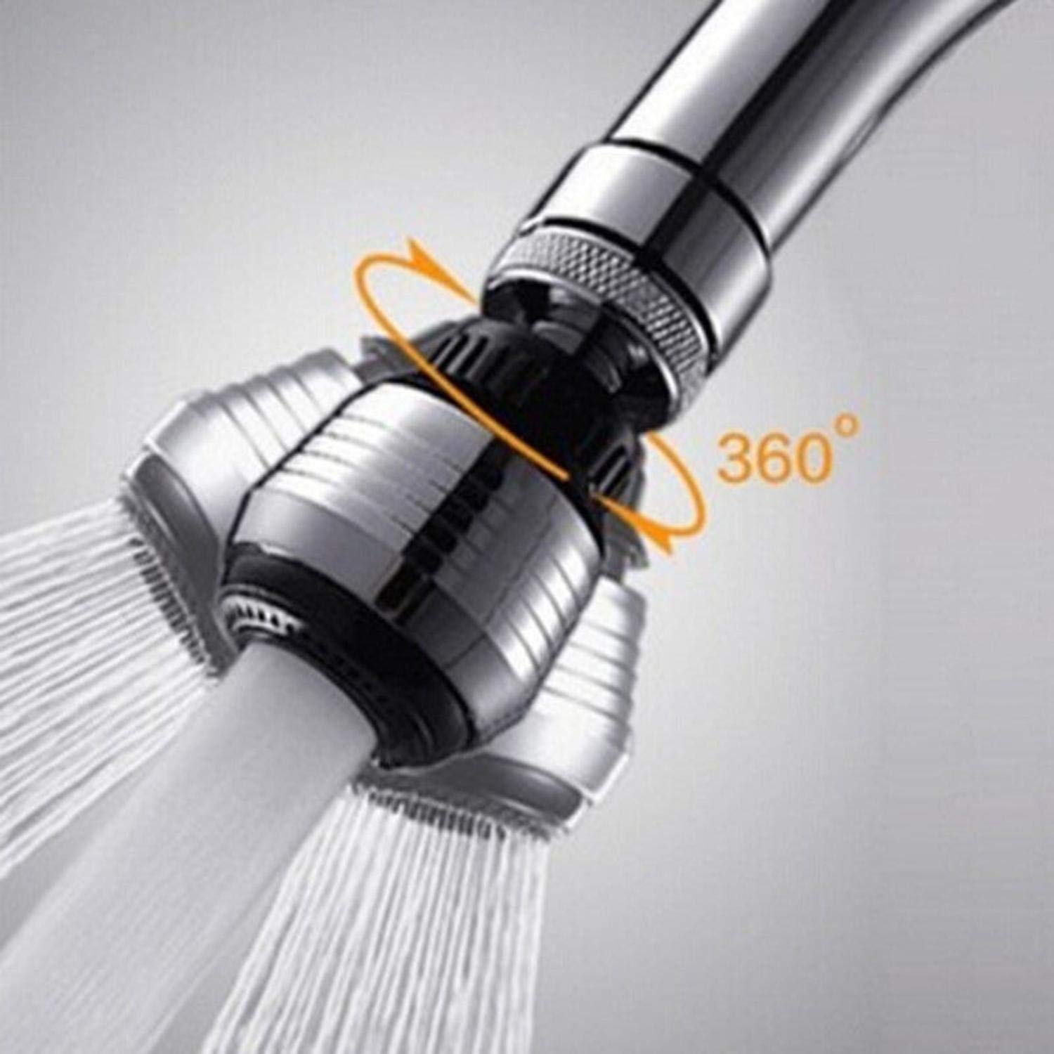 Adidome New Home Kitchen Bathroom Useful Faucet Bubbler Saving Water Spill 360°Water Spout Filter Replacement Faucet Water Filters