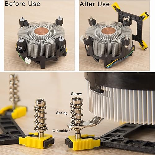 Adjustable Motherboard Backplate CPU Heatsink Mounting Bracket Kit