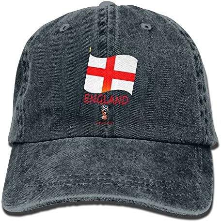 Unisex England Soccer 2018 World Football Team Cup Stirking Headgear Black