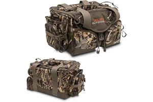 ALPS OutdoorZ Deluxe Floating Blind Bag - Waterproof Hunting Duffel Bag, with Removable Dividers, Thermos Sleeve & Padded Shoulder Strap