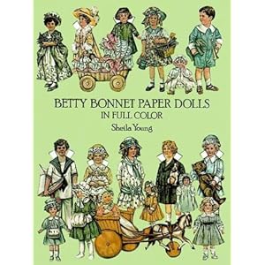Betty Bonnet Paper Dolls in Full Color