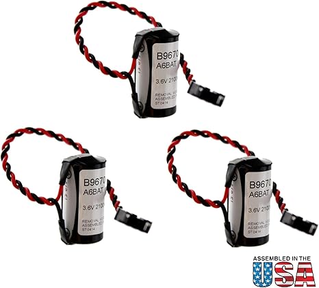 Amazon Co Jp 3つexell Plcリチウム3 6 V 2100 Mahバックアップバッテリ コンピュータの部品交換三菱a Aシリーズ A1fx Cpu A1fx Cpuロボット制御 A1s s sシリーズ A6bat A6bat Mr Bat Ans Ans Plcs Health Personal Care