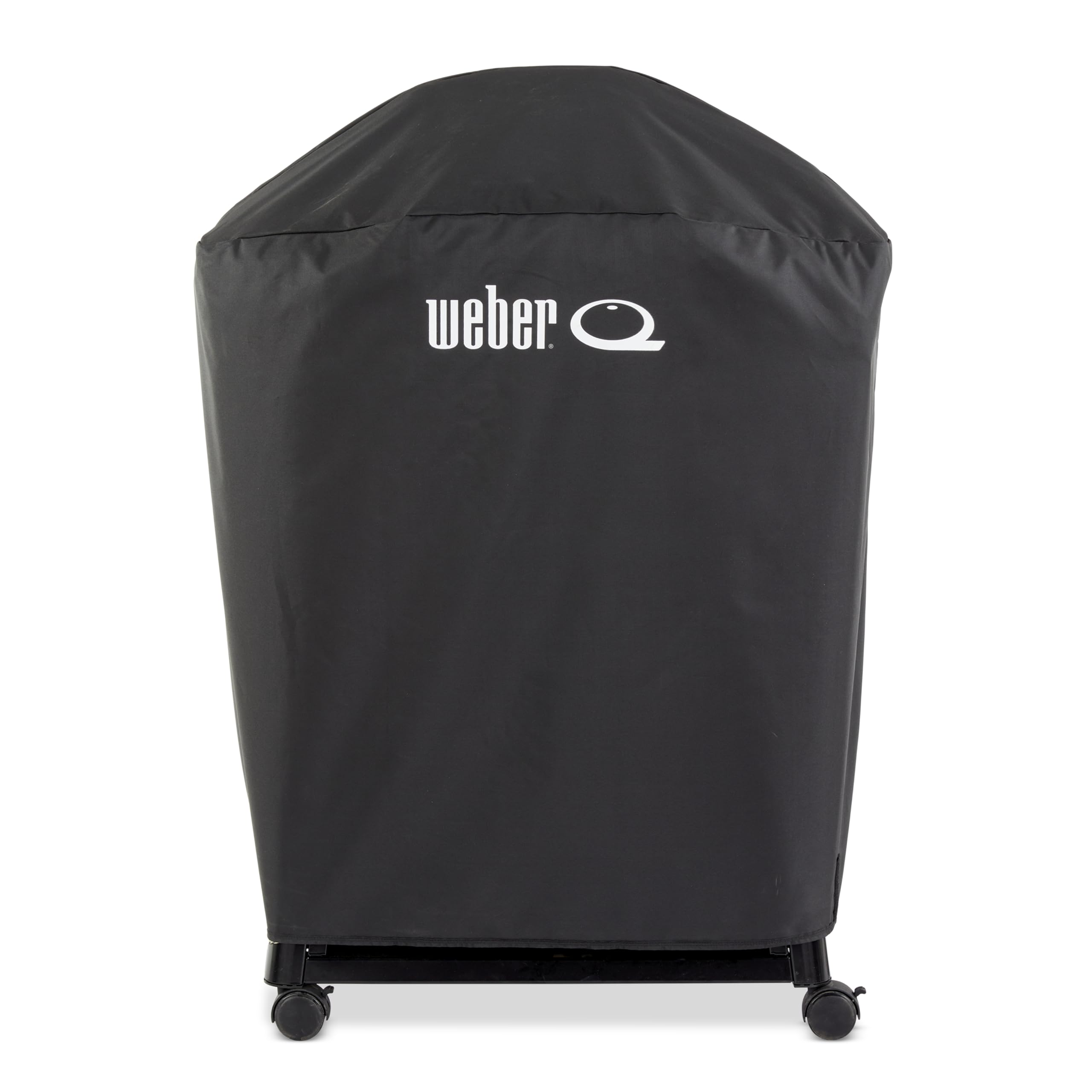 Weber Premium Cart Cover/For Q1000N & Q2000N Series Barbecues, Lightweight Water-Resistant Fabric with Fastening Straps for Durable Outdoor Protection