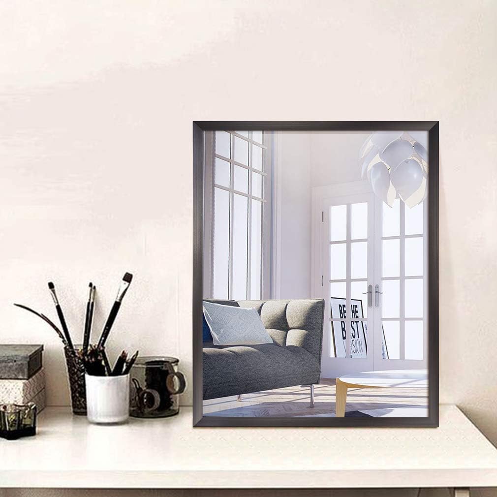 Edenseelake 2 Packs Wall Mirror 16x20 Rectangle, Black Framed Mirror for Wall Hanging Mirrors for Bathroom, Bedroom, Living Room: Furniture & Decor