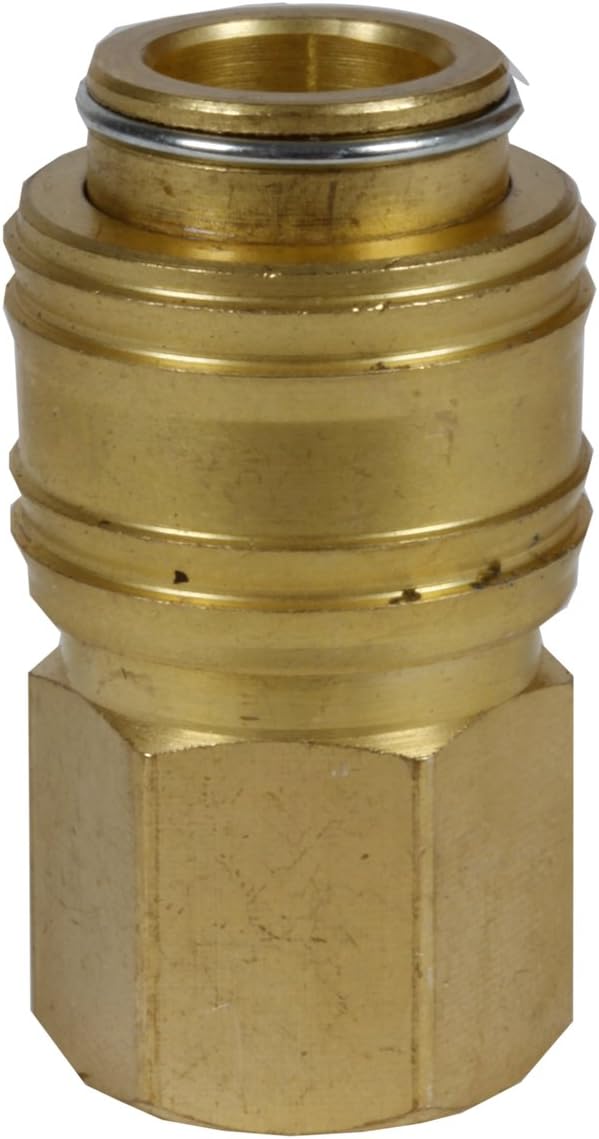Original Einhell Quick Coupling R 1/4 Inch Female (Compressor Accessories, Internal Thread, Made of Robust Brass