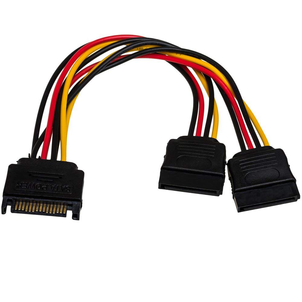 AKYGA AK-CA-31 SATA Male to 2x SATA Female Adapter Cable 2x 15 cm