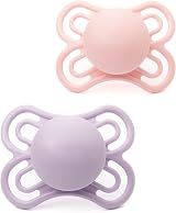 MAM Perfect Soothers 0-6 Months 2 Pack with Self Sterilising Case
